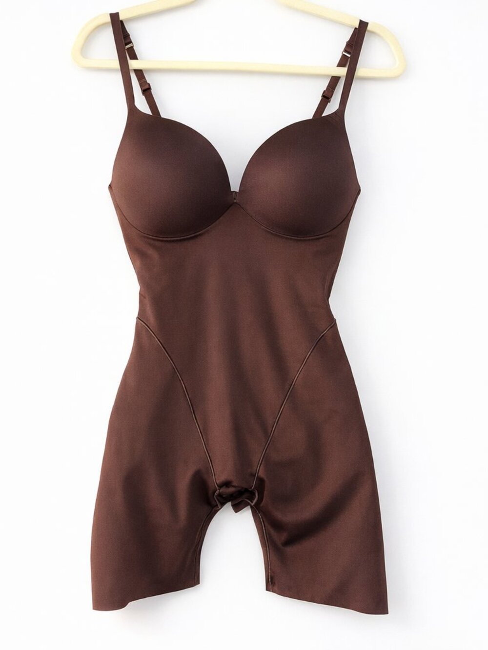 SKIMS Ultimate Body Push Up Enhancing Midthigh Bodysuit – Cocoa, Medium (NWT)